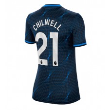 Chelsea Ben Chilwell #21 Bortedrakt Kvinner 2023-24 Kortermet